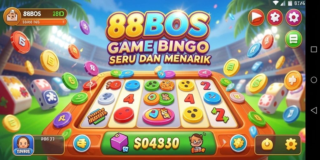 Screenshot utama 88BOS menampilkan gameplay Bingo yang seru.