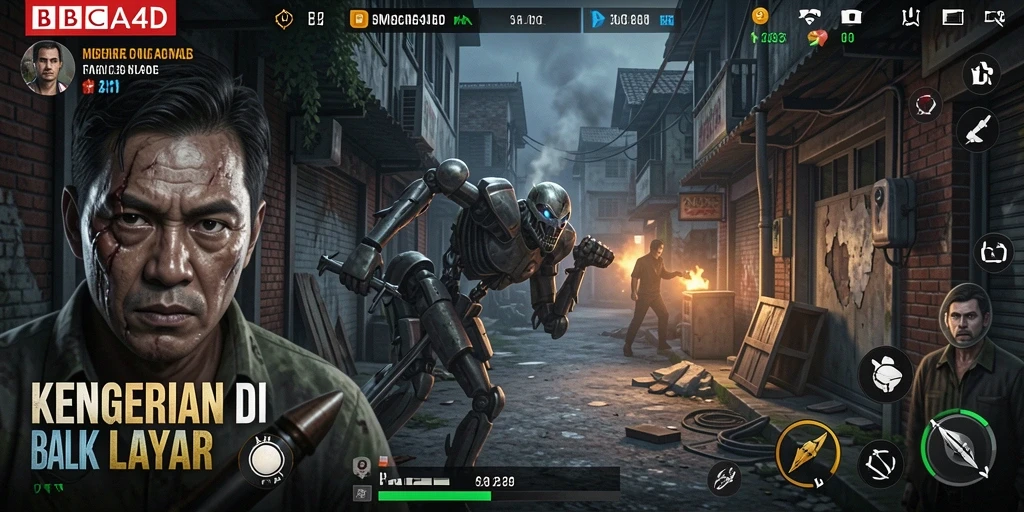 Tampilan menegangkan dari gameplay BBCA4D yang memikat.