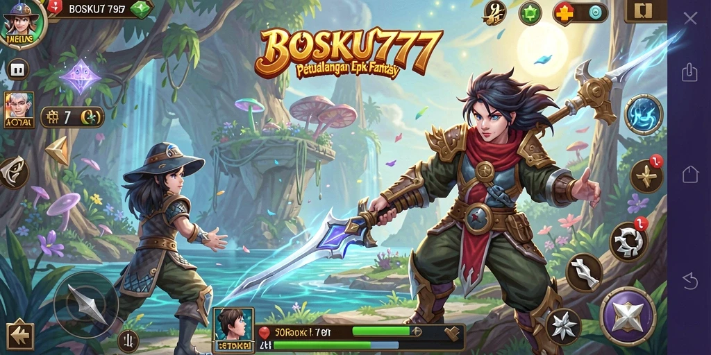 Tampilan seru dari gameplay BOSKU777 yang memikat dan penuh petualangan.