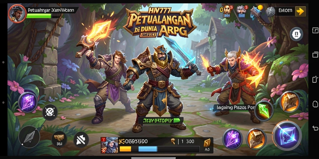 Gameplay ARPG yang menakjubkan dalam dunia fantasi.