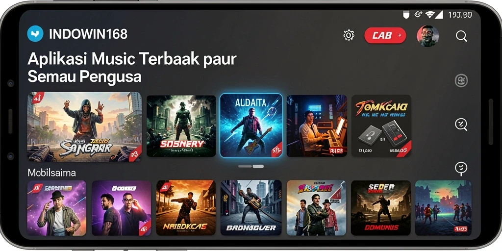Tampilan interaktif gameplay INDOWIN168 yang penuh warna dan menarik.