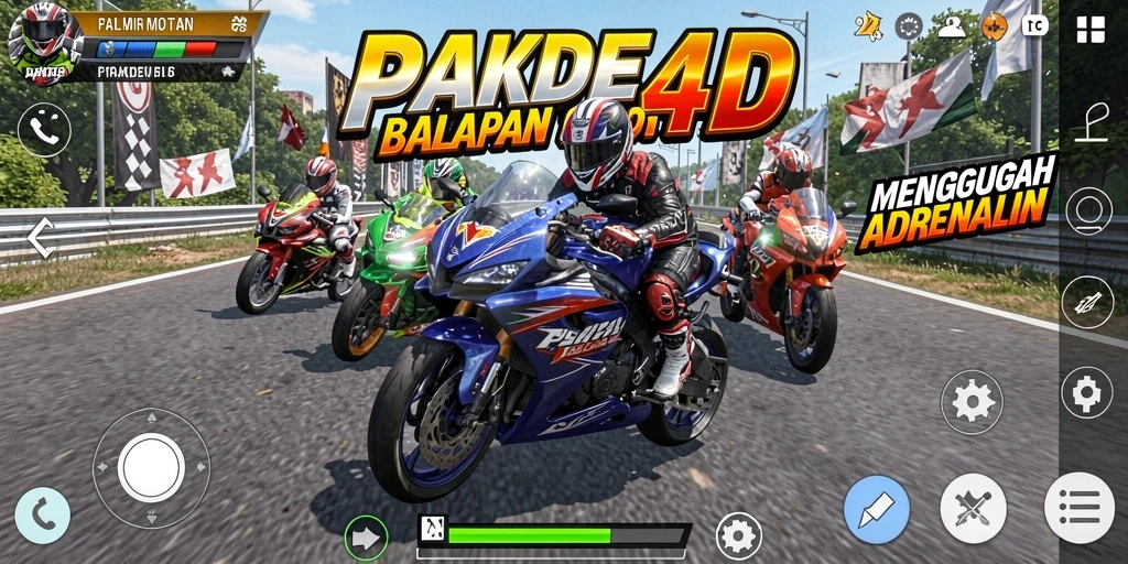 Tangkapan layar dari gameplay PAKDE4D yang mendebarkan.