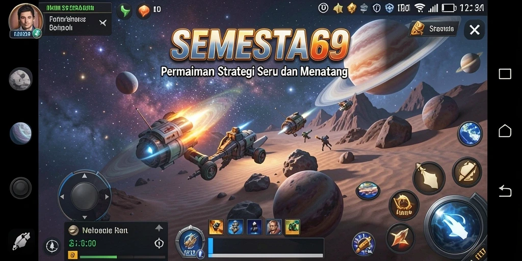 Tampilan screenshot gameplay SEMESTA69 dengan pertempuran yang intens.