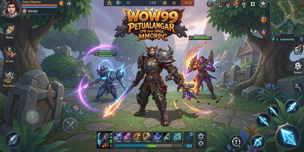 Gameplay menegangkan di dunia fantasi WOW99 yang menantang.
